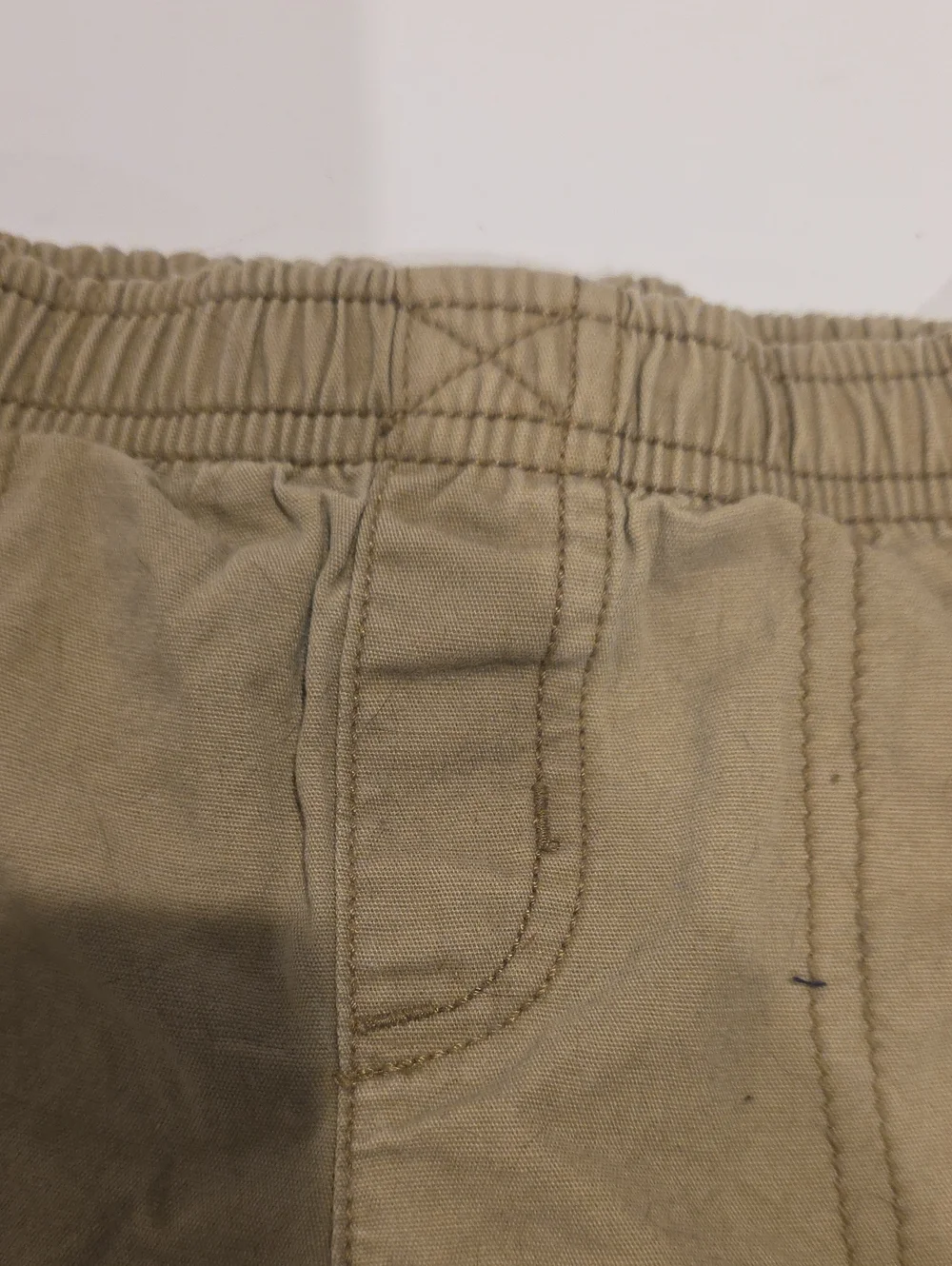 Carter's Toddler Khaki Elastic-Waist Shorts 18m
